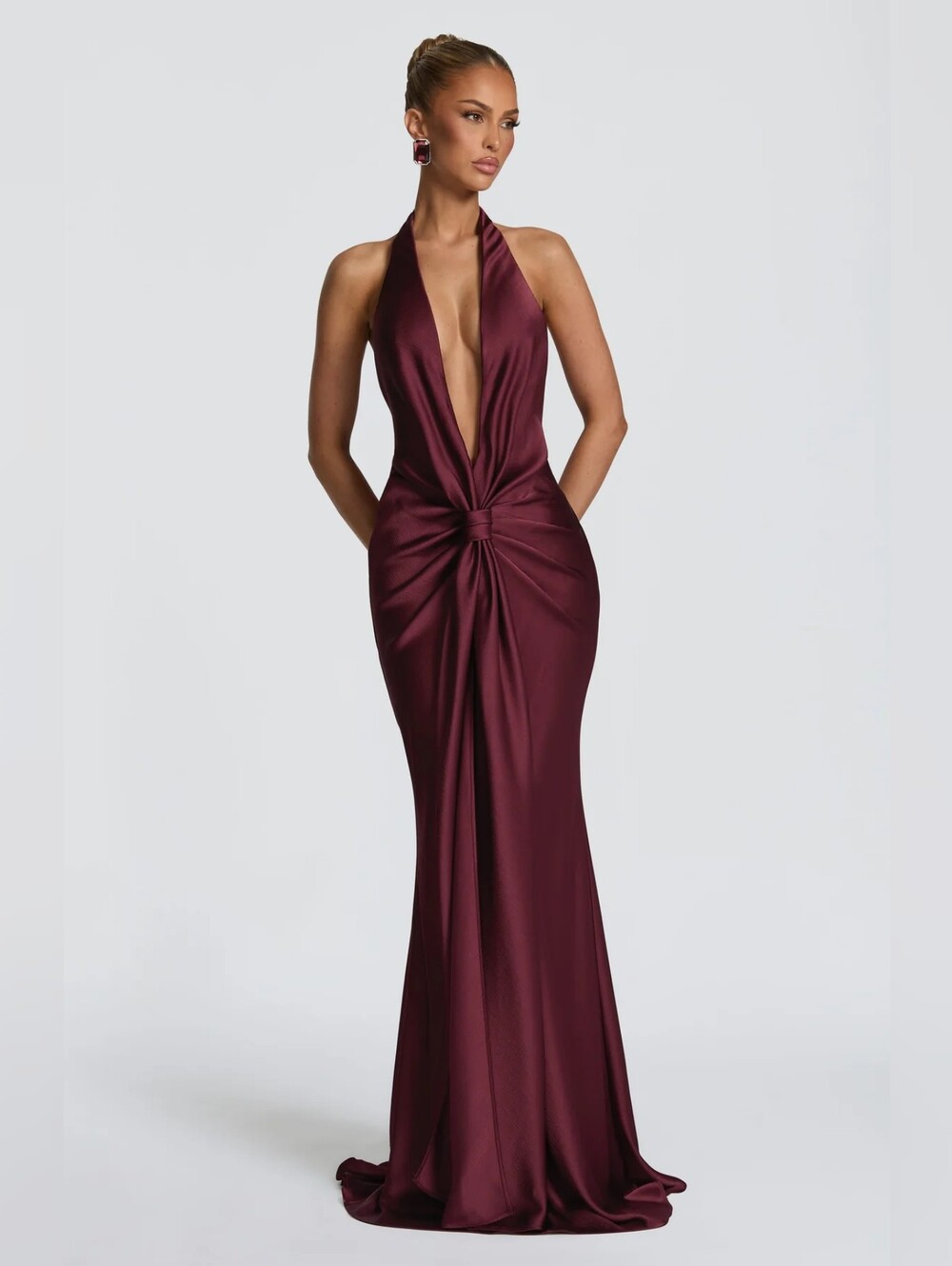 Vestido Linette - Laca cereza Babyboo NWT $217